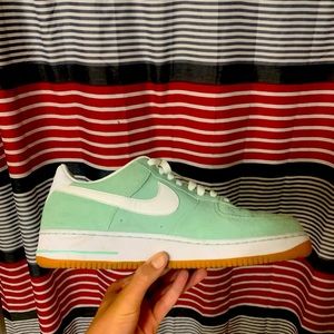 Arctic green AirForce Ones Size 13